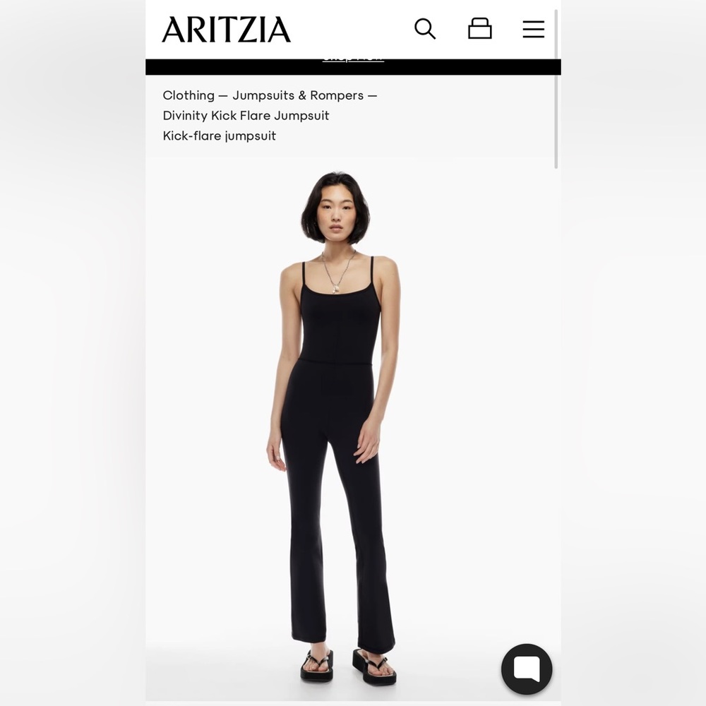 Divinity Kick Flare Jumpsuit
Kick-flare jumpsuit